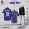 Áo Bóng Đá Không Logo ENO-02 Màu Tím