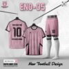Áo Bóng Đá Không Logo ENO-05 Màu Hồng