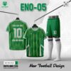Áo Bóng Đá Không Logo ENO-05 Màu Xanh Lá