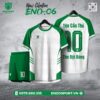 Áo Bóng Đá Không Logo ENO-06 Màu Trắng