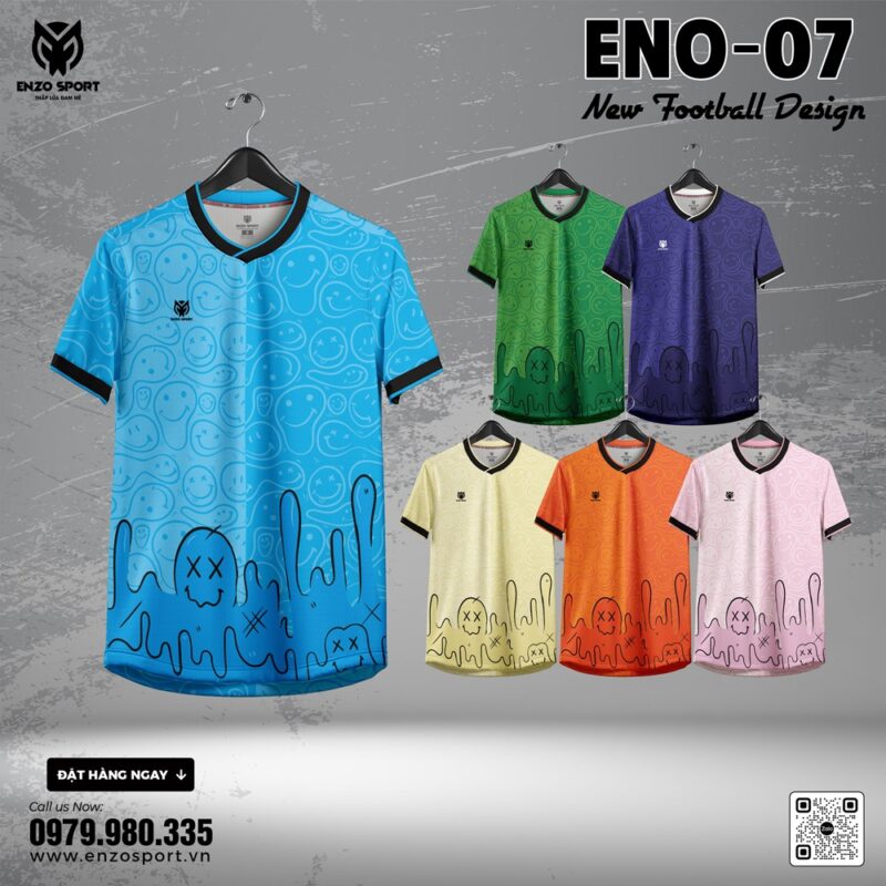 Áo Bóng Đá Không Logo ENO-07 Tổng Hợp
