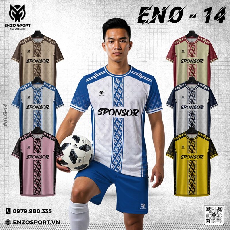 Áo Bóng Đá Không Logo ENO-14 Tổng Hợp