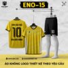 Áo Bóng Đá Không Logo ENO-15 Màu Vàng