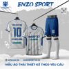 Áo Bóng Đá Thái Thiết Kế Theo Yêu Cầu - Trắng Xám