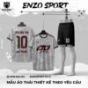 Áo Bóng Đá Thiết Kế Màu Xám Bạc - Enzo Sport