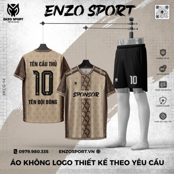 Áo Bóng Đá Không Logo ENO-14 Với 6 Màu Năng Động - Ảnh 6