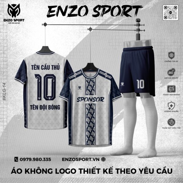 Áo Bóng Đá Không Logo ENO-14 Với 6 Màu Năng Động - Ảnh 5