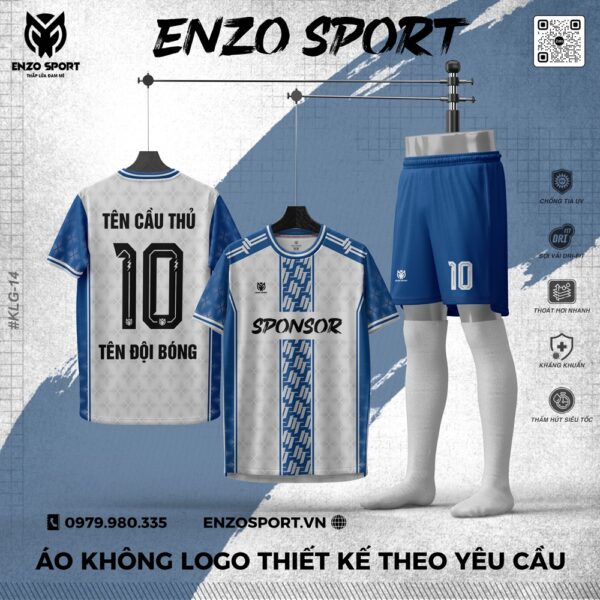 Áo Bóng Đá Không Logo ENO-14 Với 6 Màu Năng Động - Ảnh 3