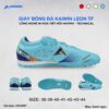 Giày Bóng Đá Kaiwin Leon TF Xanh Ngọc