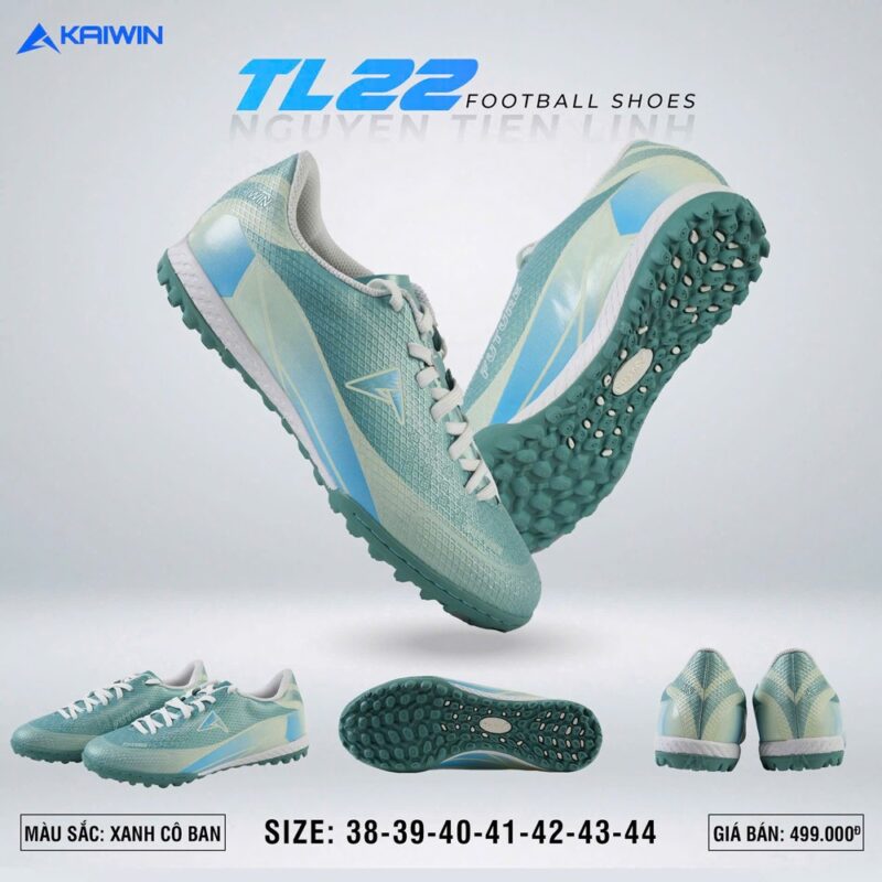 Giày Đá Bóng Kaiwin TL22 – Xanh Cổ Ban