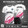 Áo Pickleball Thiết Kế PIC-01 Màu Trắng