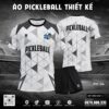 Áo Pickleball Thiết Kế PIC-04 Màu Trắng Tối Giản - Enzo Sport