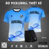 Áo Pickleball Xanh Dương - Thiết Kế Năng Động, Chất Liệu DRI-FIT Cao Cấp
