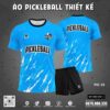 Áo thể thao Pickleball thiết kế PIC-25 xanh dương – thời trang & tiện dụng