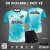 Áo Pickleball Thiết Kế Xanh Dương Trắng - Mã PIC-31