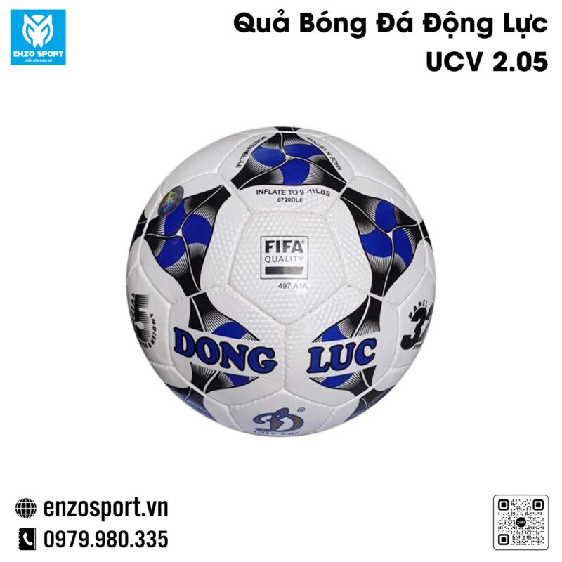 Quả Bóng Đá Động Lực UCV 2.05 Màu Trắng
