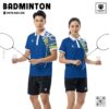 Áo Cầu Lông Enzo Sport Màu Xanh Biển - Thiết Kế Năng Động, Phong Cách Thể Thao