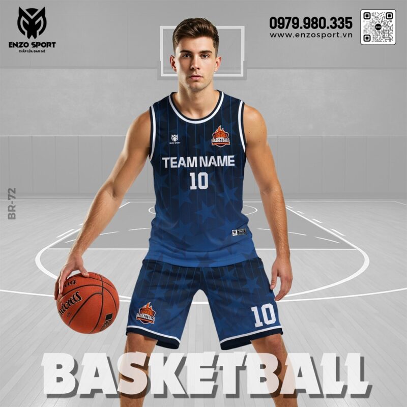 Đồng phục bóng rổ Xanh Navy - Năng động & Chuyên nghiệp