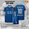 Áo Bóng Đá Quân Đội Màu Xanh Dương – Tự Hào Sức Mạnh Việt