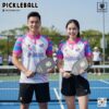 Áo Pickleball Unisex Năng Động Màu Trắng Pastel – Tinh Thần Thể Thao Mới