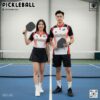Áo Váy Thể Thao Nữ Pickleball Trắng Đen Đỏ – Thiết Kế Năng Động, Chất Liệu Thoáng Mát