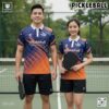 Áo Pickleball Cam Xanh EnzoSport - Năng Động & Thời Trang Thể Thao