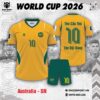 Áo Đấu Đội Tuyển Australia World Cup 2026 – Vàng Năng Động, Biểu Tượng Đẳng Cấp