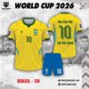 Brazil World Cup 2026 Sân Nhà – Bộ Đồ Thể Thao Vàng Nổi Bật Cho Fan Đam Mê Bóng Đá