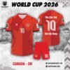 Áo Đấu World Cup 2026 Canada Đỏ – Tinh Thần Dân Tộc, Đậm Chất Thể Thao