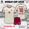 Áo Đội Tuyển Tây Ban Nha Sân Khách World Cup 2026