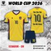 Ecuador World Cup 2026 SN – Bộ Quần Áo Bóng Đá Màu Vàng Năng Động