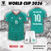 Áo đấu Mexico World Cup 2026 SN Xanh Lá - Tinh Hoa Văn Hóa Aztec