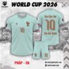 Áo Đấu Đội Tuyển Pháp World Cup 2026 Xanh Ngọc – Sang Trọng & Đẳng Cấp