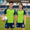 Áo Bóng Đá Không Logo ENO 20 Màu Xanh Chuối - Năng Động, Thoáng Mát Cho Mùa Hè
