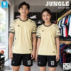 Áo Bóng Đá Thiết Kế Jungle Kẻm Vàng Nhạt Cá Tính