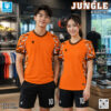 Áo Bóng Đá Thiết Kế Jungle Cam Sáng – Cá Tính, Thoáng Khí, Nổi Bật