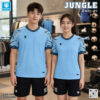 Áo Bóng Đá Thiết Kế Jungle Xanh Dạ Trời – Cá Tính & Năng Động Cho Mùa Hè