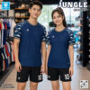 Áo Bóng Đá Thiết Kế Jungle Xanh Thẫm Họa Tiết Rằn Ri Năng Động