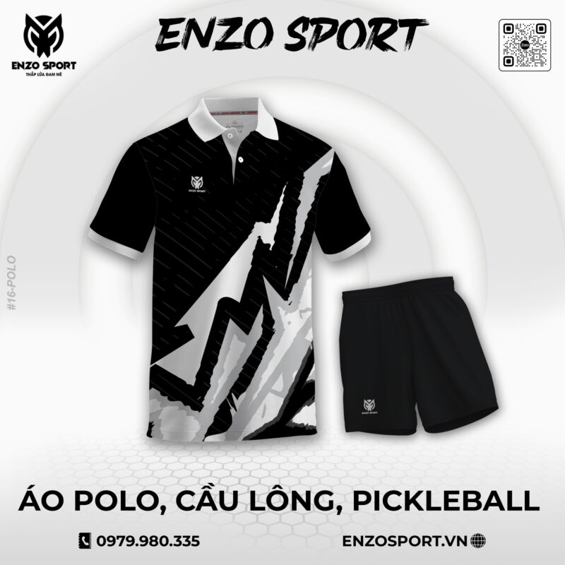 Áo Polo Thiết Kế ENO-POLO-16 Theo Yêu Cầu Cho Đội Nhóm