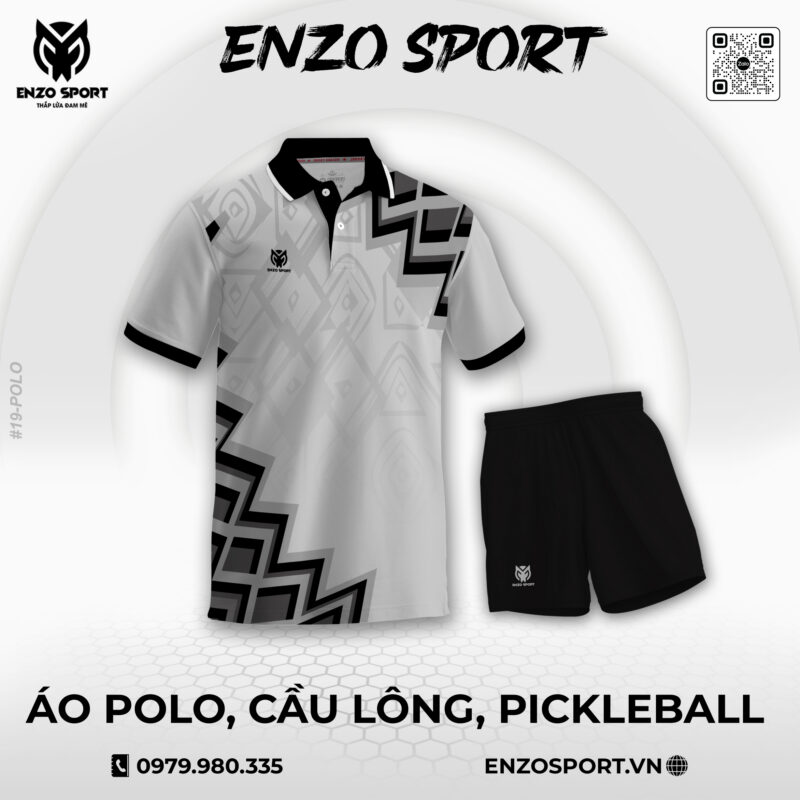 Áo Polo Thiết Kế ENO-POLO-19 Theo Yêu Cầu Cho Đội Nhóm