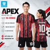 Áo Bóng Đá Không Logo APEX - Đen