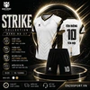 Áo bóng đá không logo STRIKE màu trắng