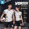 Áo bóng đá không logo VORTEX màu trắng