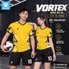 Áo bóng đá không logo VORTEX màu vàng
