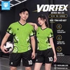 Áo bóng đá không logo VORTEX màu xanh chuối
