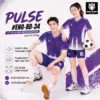 Áo bóng đá không logo PULSE màu tím