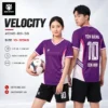 Áo bóng đá không logo VELOCITY màu tím