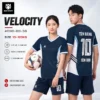 Áo bóng đá không logo VELOCITY màu xanh than