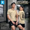 Áo bóng đá không logo ECLIPSE màu kem
