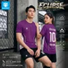Áo bóng đá không logo ECLIPSE màu tím